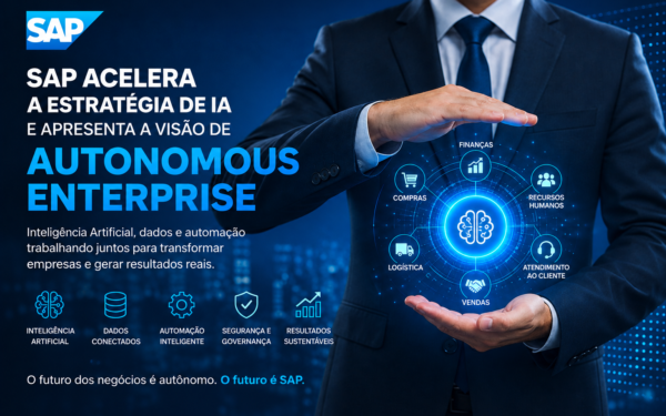 SAP acelera estratégia de Inteligência Artificial e apresenta a visão de “Autonomous Enterprise”